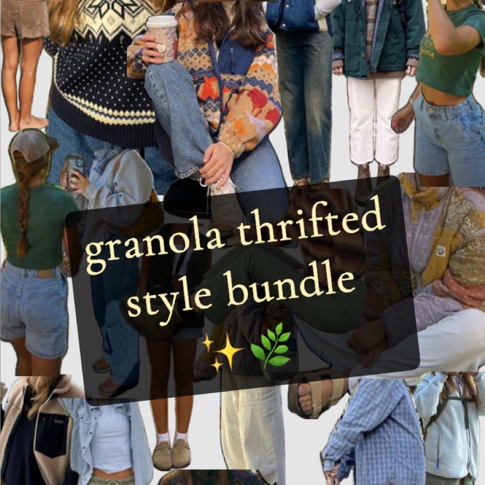 💕 granola thrifted custom style box!! 10+ ITEMS✨